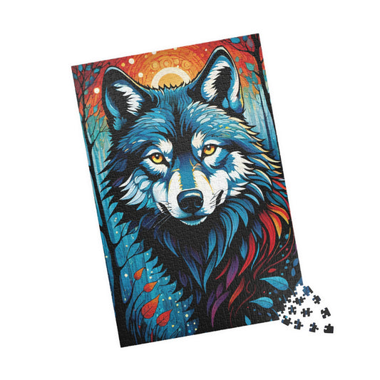 Jigsaw Puzzle - Artistic Wolf Picture