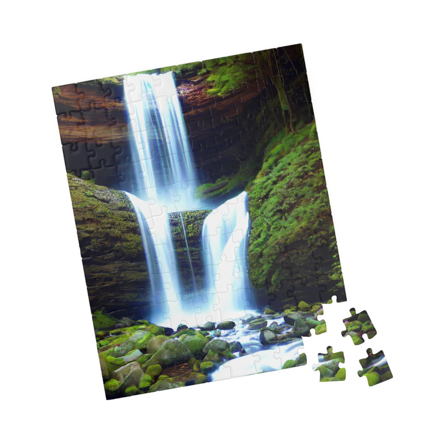 Jigsaw Puzzle - Peaceful Calming Waterfalls