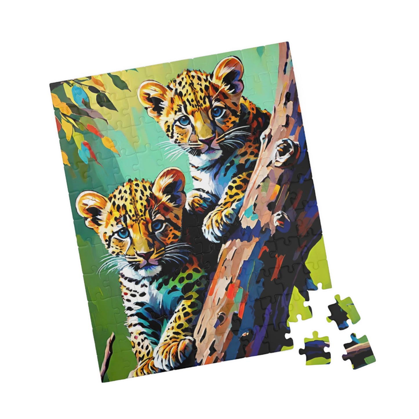 Jigsaw Puzzle - Cute Leopard Cubs