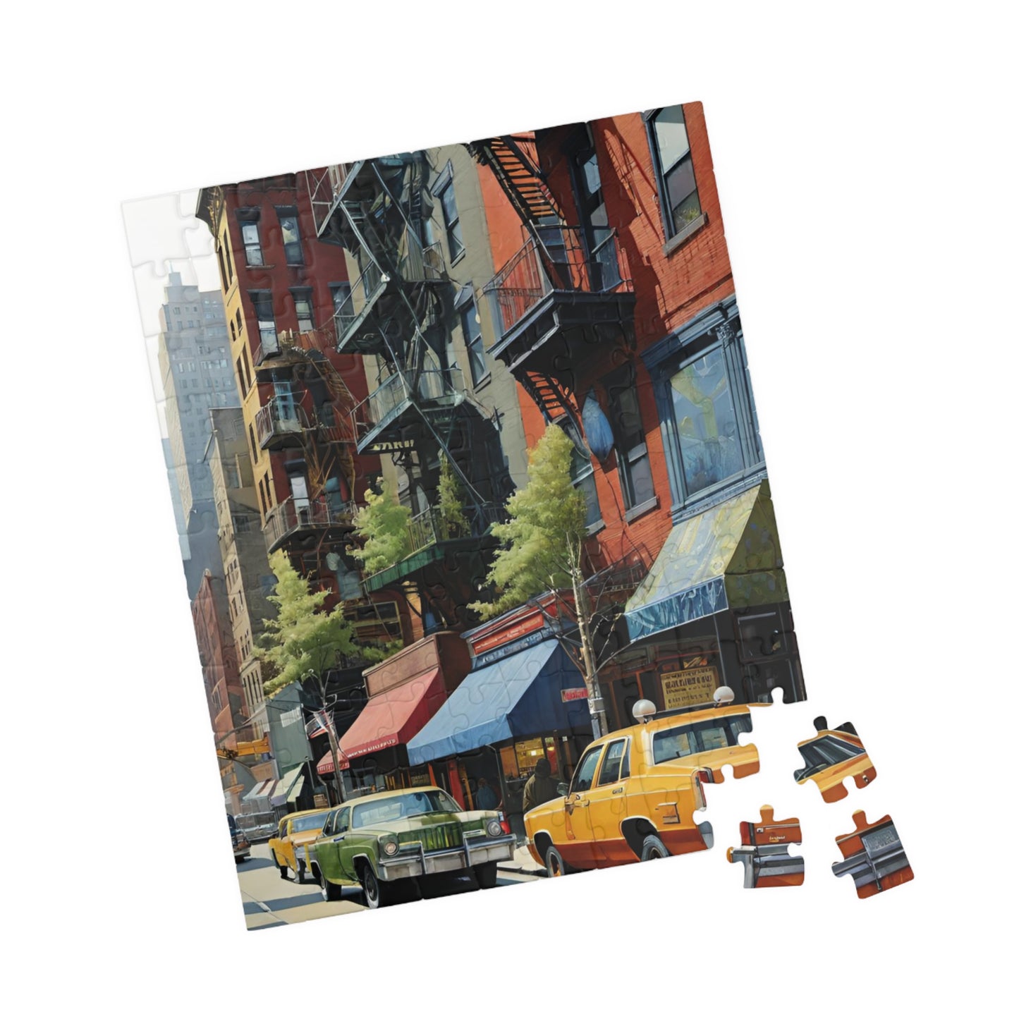 Jigsaw Puzzle - Vintage City Block