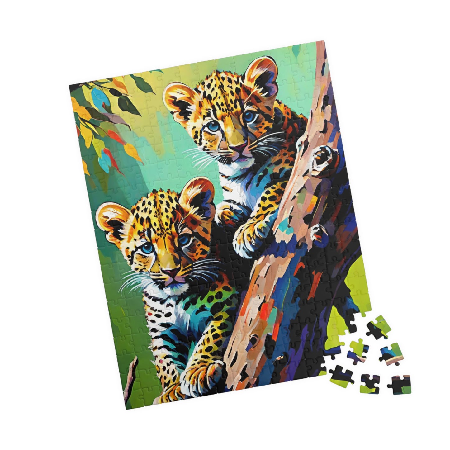 Jigsaw Puzzle - Cute Leopard Cubs