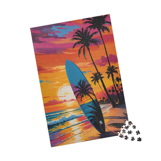 Jigsaw Puzzle - Surfboard Summer View Puzzle