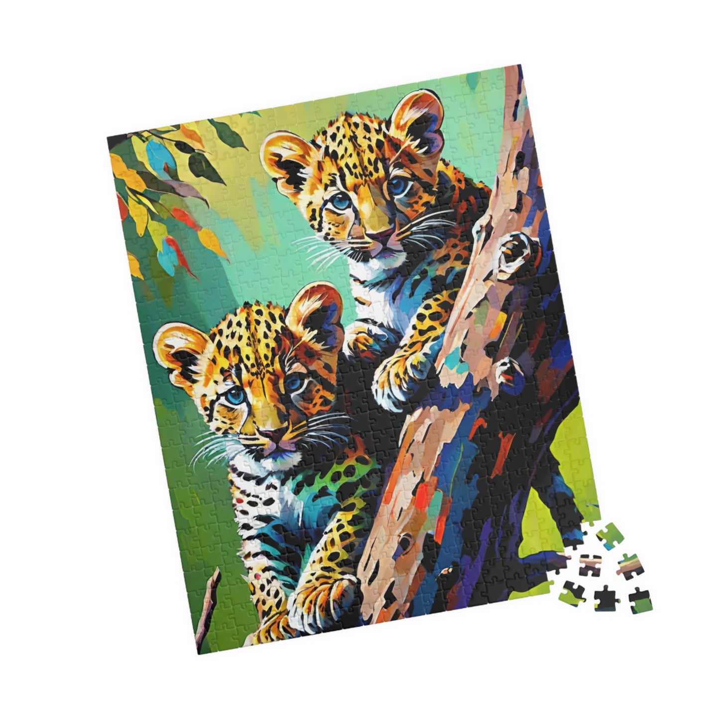 Jigsaw Puzzle - Cute Leopard Cubs