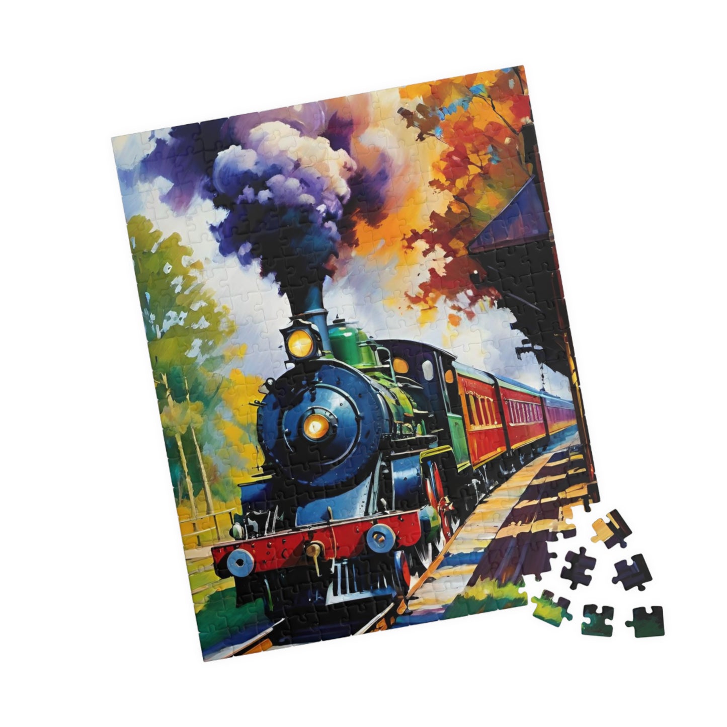 Jigsaw Puzzle - Beautiful Steam Engine Train