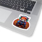 Determined Red Panda Kiss-Cut Sticker