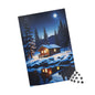 Jigsaw Puzzle - Winter Cabin on a Cold Night