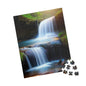 Jigsaw Puzzle - Vibrant Calming Waterfalls 2