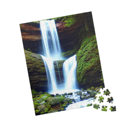 Jigsaw Puzzle - Peaceful Calming Waterfalls