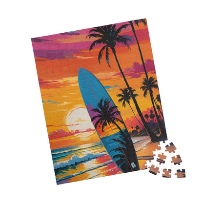 Jigsaw Puzzle - Surfboard Summer View Puzzle