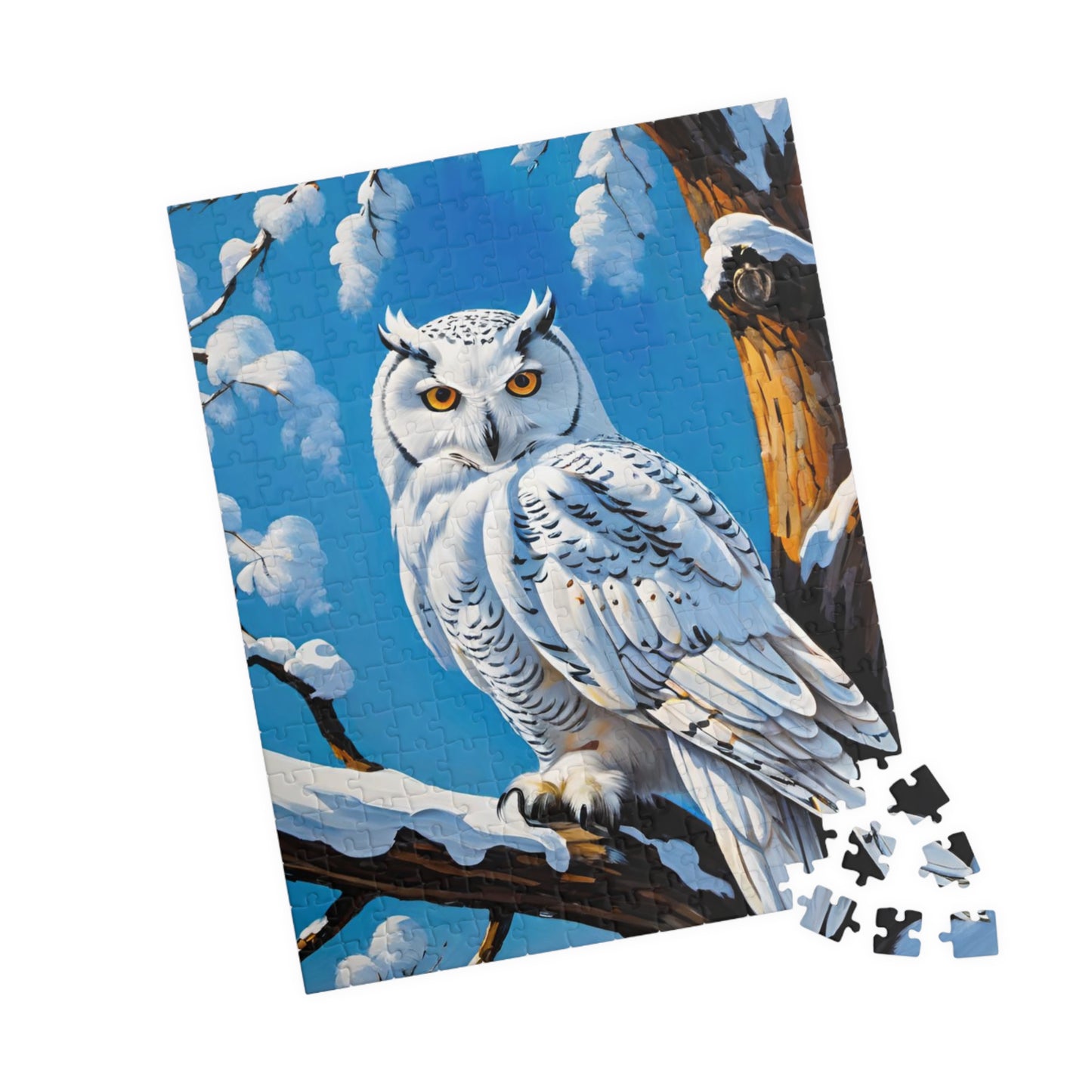 Jigsaw Puzzle - Beautiful Snow Owl