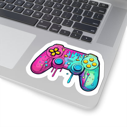 Vibrant Controller Kiss-Cut Sticker