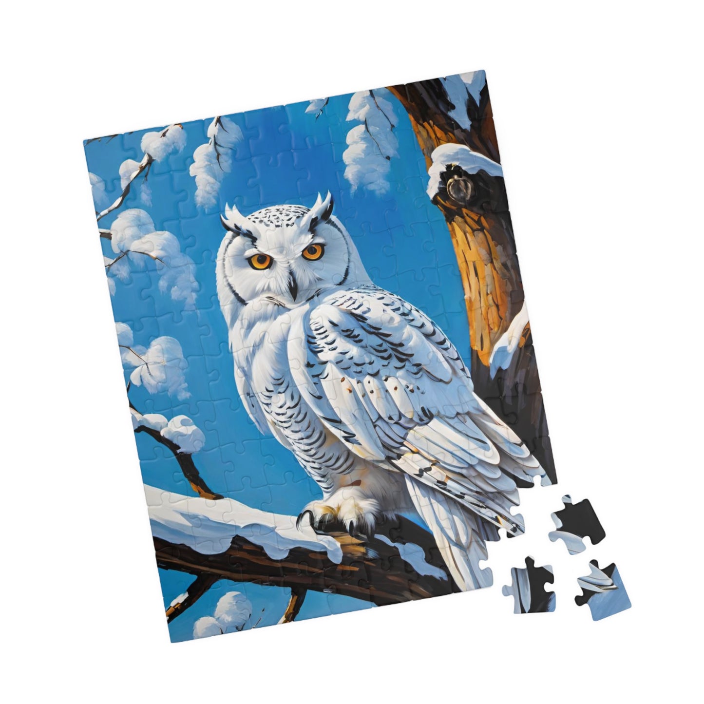 Jigsaw Puzzle - Beautiful Snow Owl