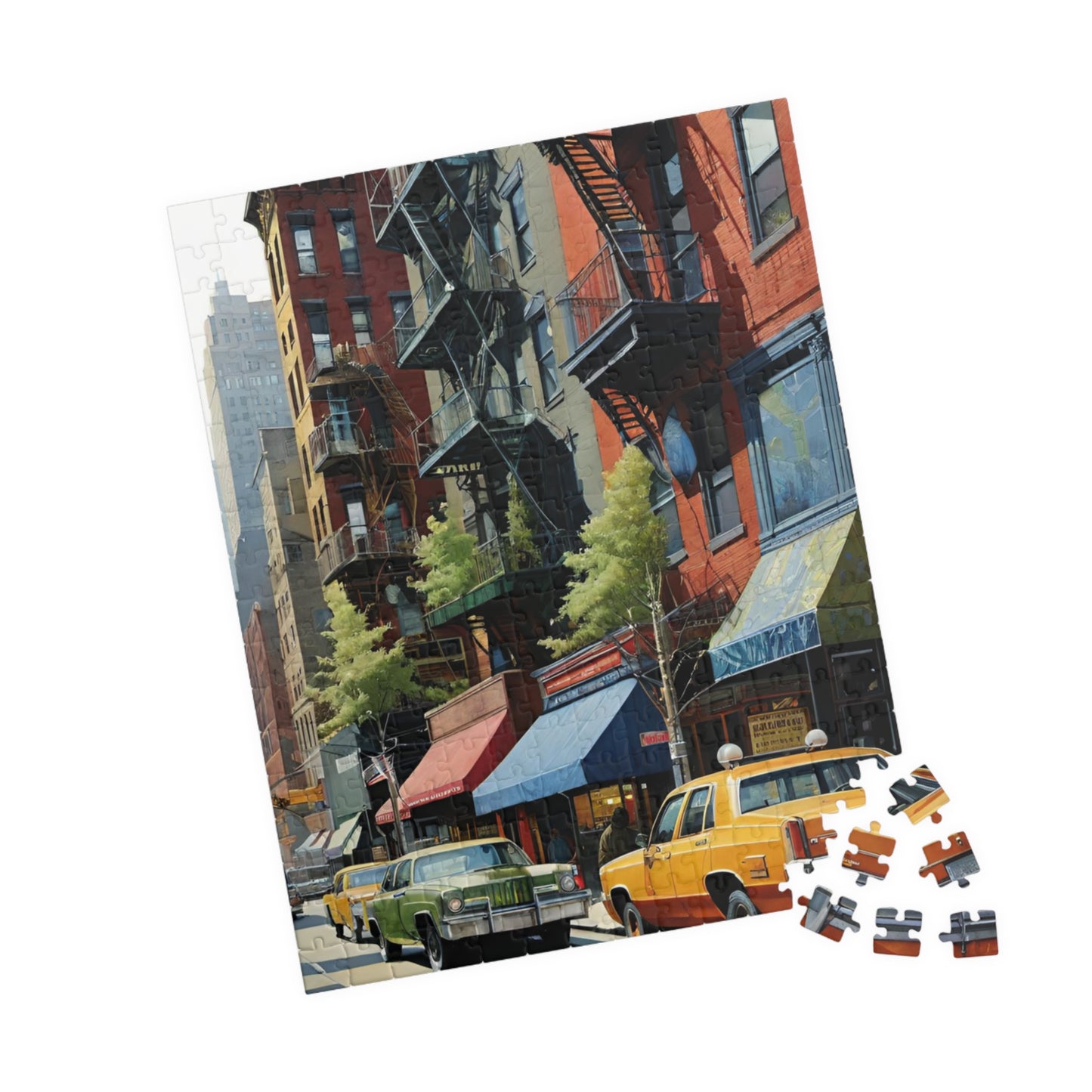 Jigsaw Puzzle - Vintage City Block