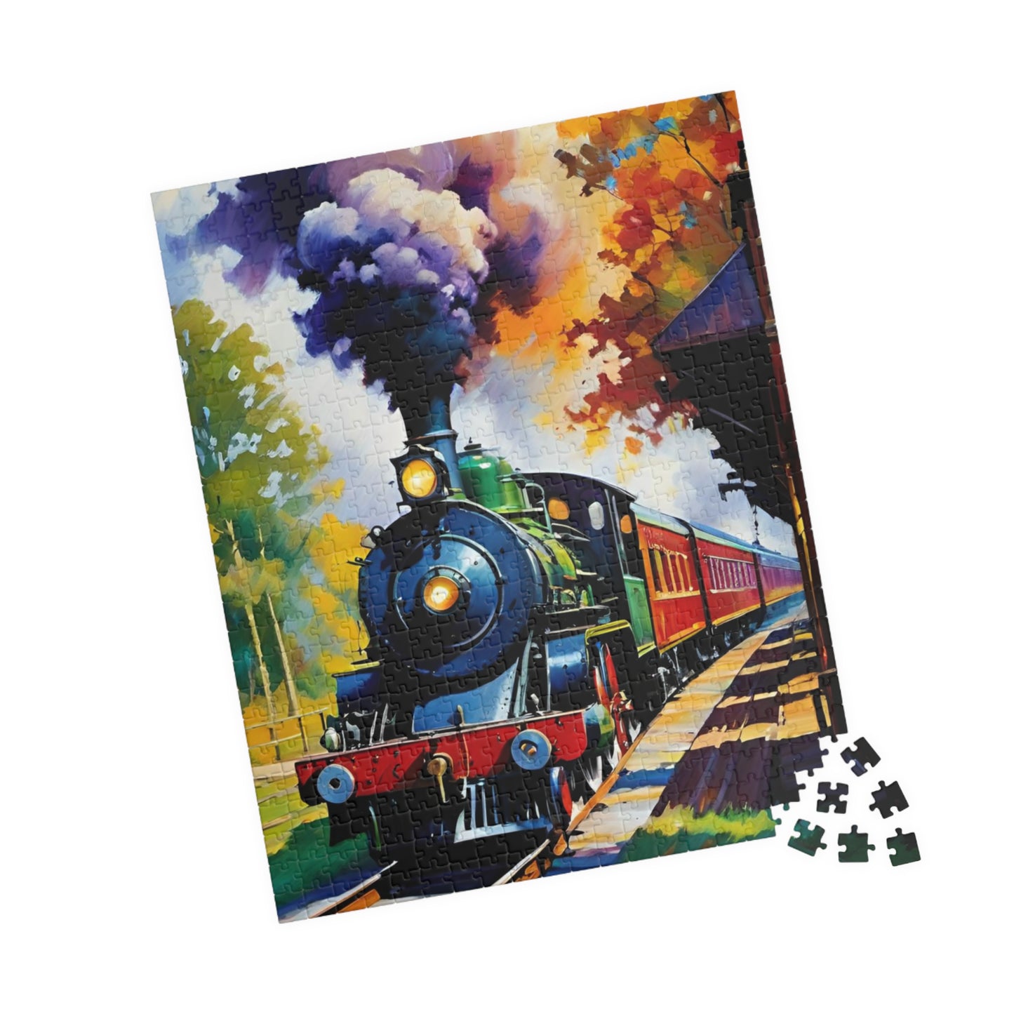 Jigsaw Puzzle - Beautiful Steam Engine Train