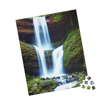 Jigsaw Puzzle - Peaceful Calming Waterfalls