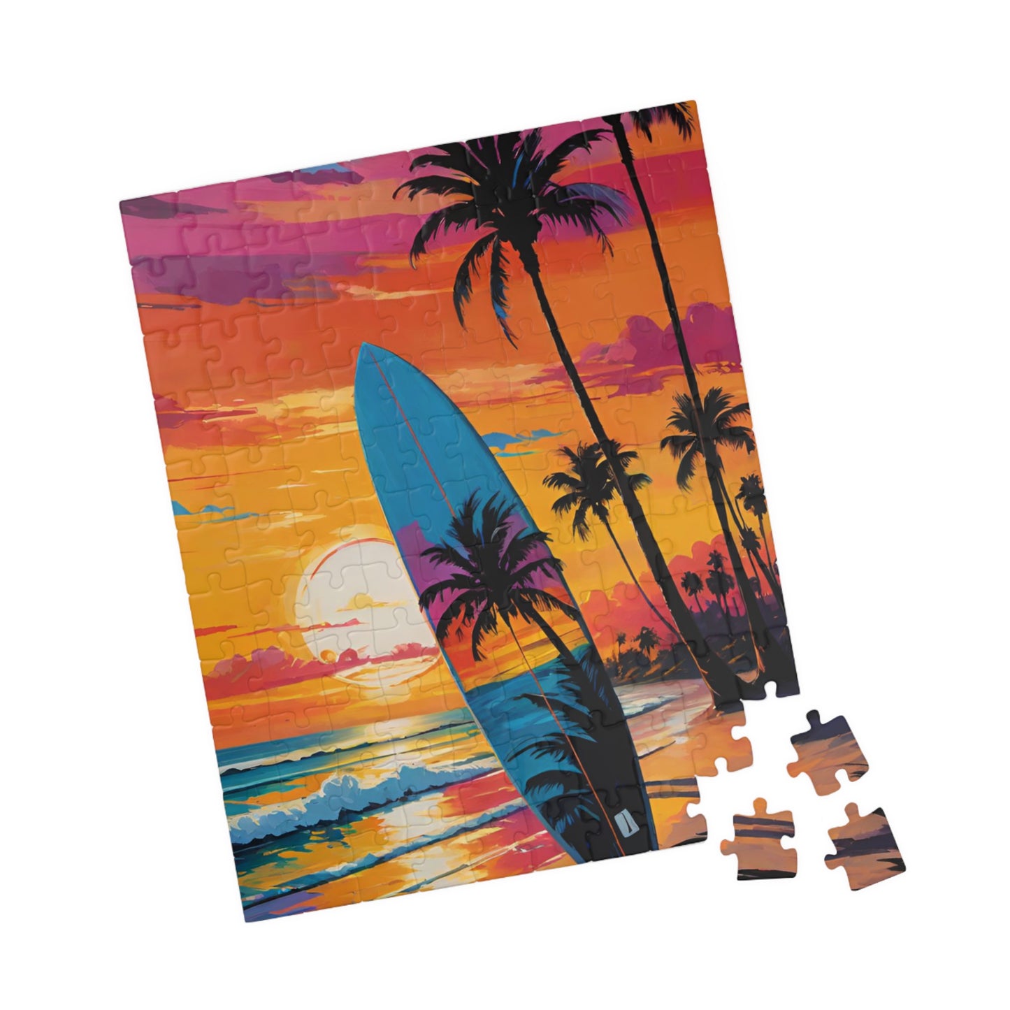 Jigsaw Puzzle - Surfboard Summer View Puzzle