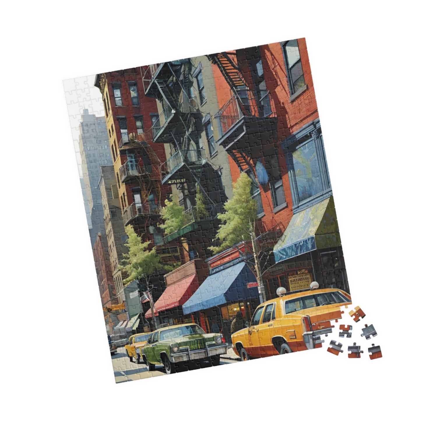 Jigsaw Puzzle - Vintage City Block