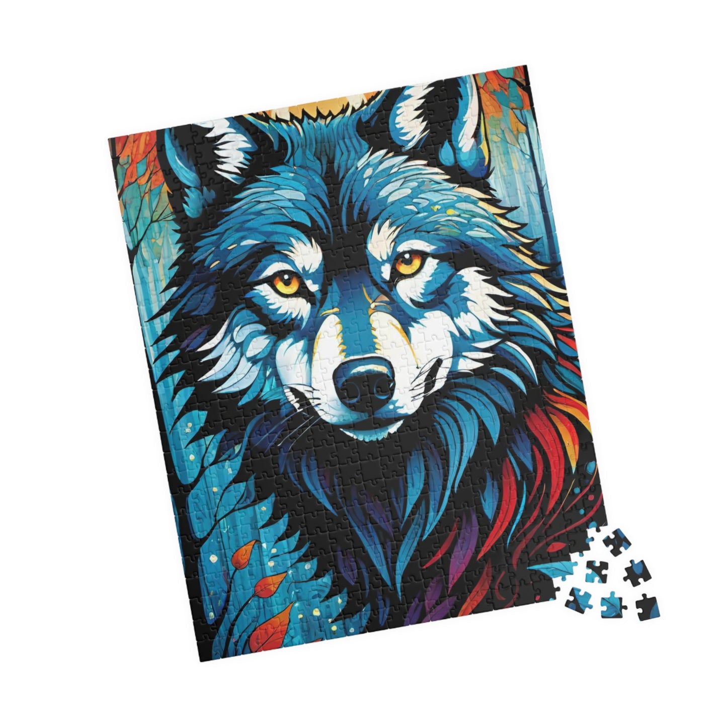 Jigsaw Puzzle - Artistic Wolf Picture